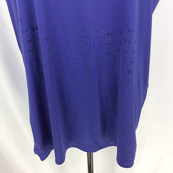 Eddie Bauer FreeVent Top Womens Size 2XL Purple Vented Lightweight V-Neck - Picture 6 of 8